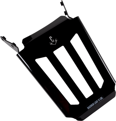 Sissy Bar Luggage Rack - Black - Grom - Lutzka's Garage