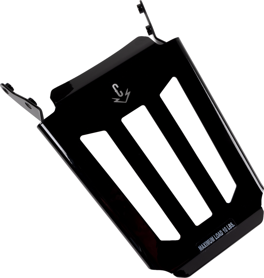 Sissy Bar Luggage Rack - Black - Grom - Lutzka's Garage