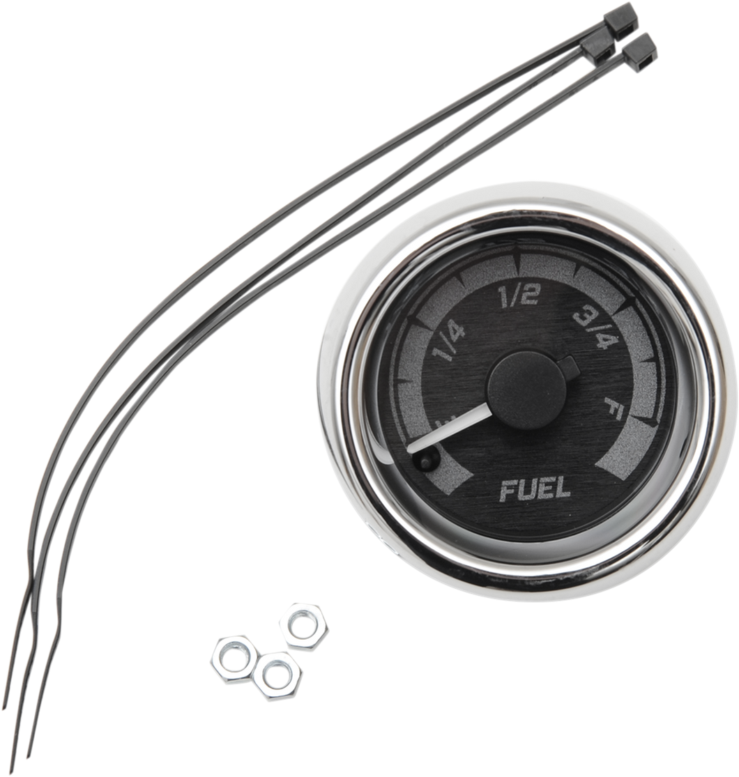 Fuel Gauge - Chrome - Lutzka's Garage