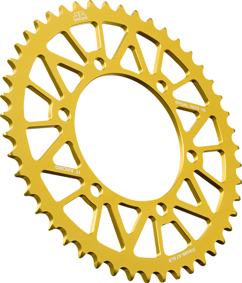 Rear Sprocket - Aluminum - 47 Tooth - Gold - YZF-R1/LE - Lutzka's Garage