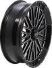 Wheel - Momentum - Front/Rear - Black/Milled - 20x6.5 - 4/156 - 4+2.5 (+10 mm)
