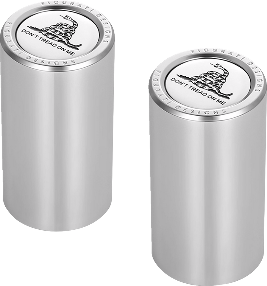 Docking Hardware Covers - Dont Tread On Me - Long - Stainless Steel - Lutzka's Garage