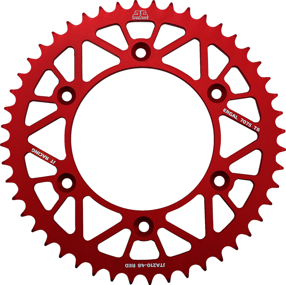 Rear Sprocket - Honda/Beta - Red - 48 Tooth - Lutzka's Garage