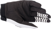 Full Bore Gloves - White/Black - Large - Lutzka's Garage