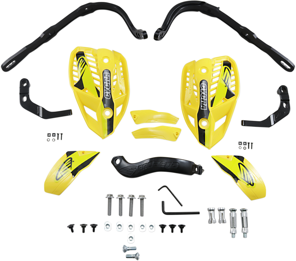 Handguards - HCM - 1-1/8" - Husqvarna Yellow