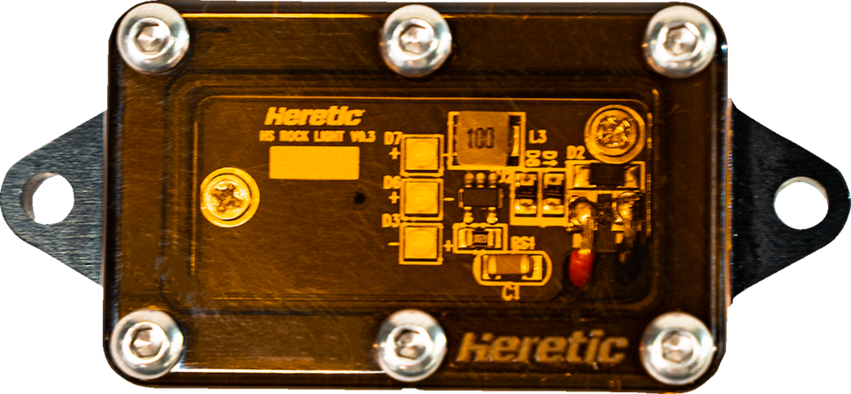 Rock Light - Amber - Lutzka's Garage