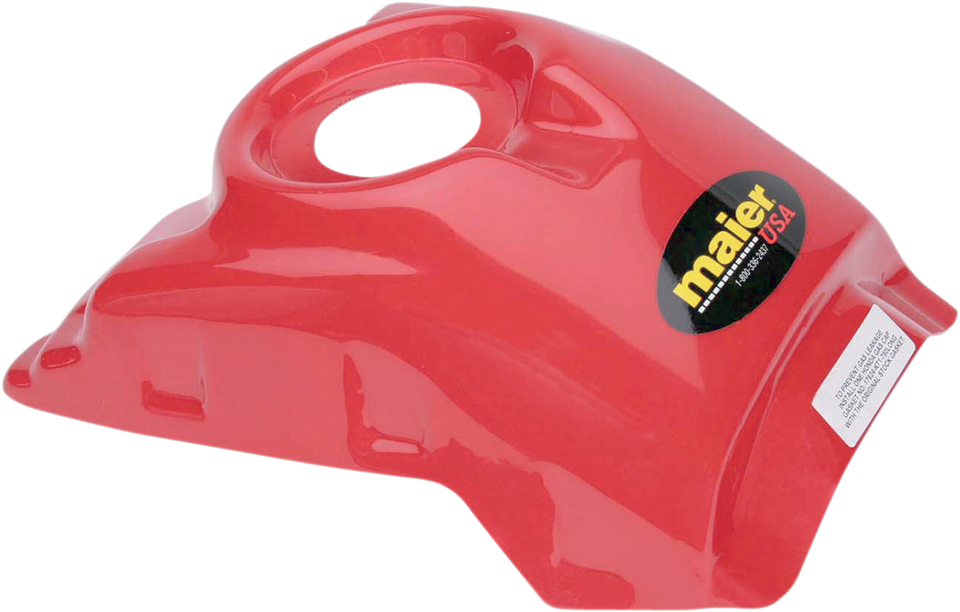 Gas Tank Cover - Red - Lutzka's Garage