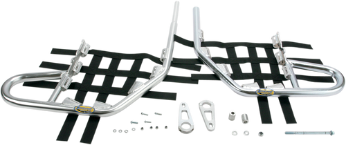 Nerf Bars - Raptor 350 - Silver - Lutzka's Garage