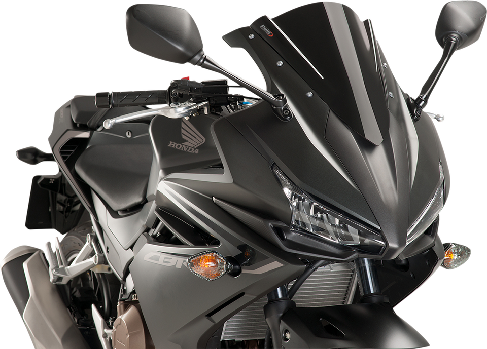 Race Windscreen - 13" - Black - CBR500R - Lutzka's Garage