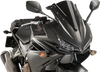 Race Windscreen - 13" - Black - CBR500R - Lutzka's Garage