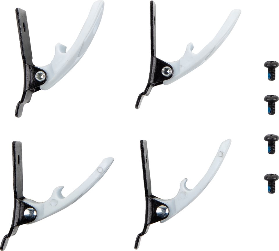 Qualifier Boot Buckle Kit - White - Lutzka's Garage