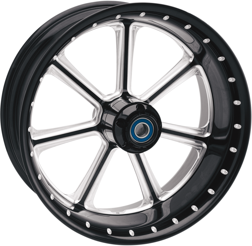 Wheel - Diesel - Front - Dual Disc/with ABS - Black/Contrast Cut™ - 21x3.5 - 08+ FLD