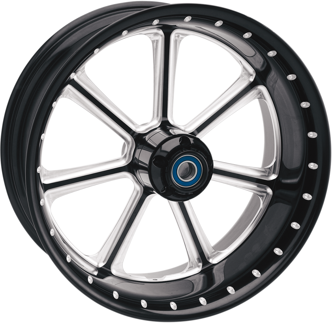 Wheel - Diesel - Front - Dual Disc/with ABS - Black/Contrast Cut™ - 21x3.5 - 08+ FLD