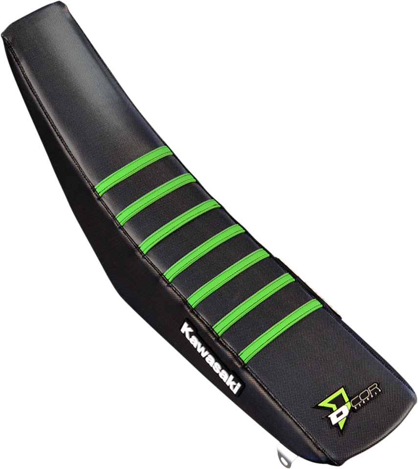 Seat Cover - Black/Green - KL/X 00-24 - Lutzka's Garage