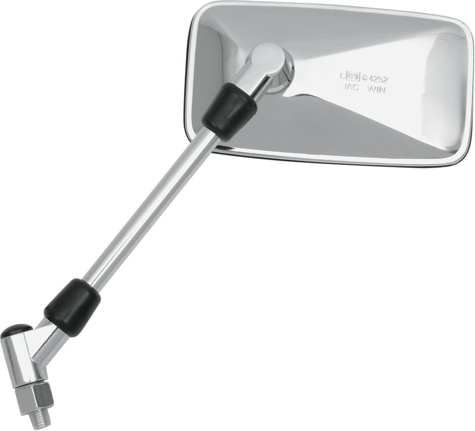 Mirror - Side View - Rectangle - Chrome - Lutzka's Garage