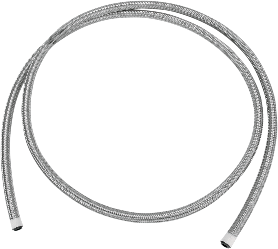 Braided Fuel/Oil Hose - Stainless Steel - 3/8" - 6 - Lutzka's Garage