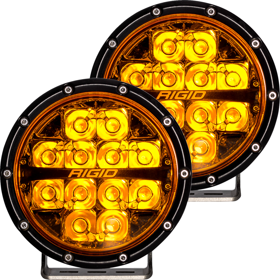 Spotlight - 360 Series - 6" - Amber Lens - Lutzka's Garage