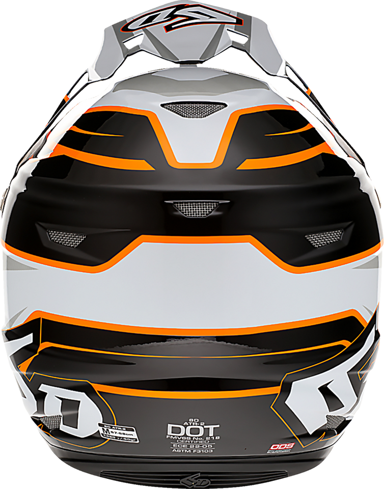 ATR-2 Helmet - Phase - White/Orange - XS - Lutzka's Garage