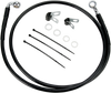 Brake Line - Front - Black - +10" - FXDL 01-05 - Lutzka's Garage