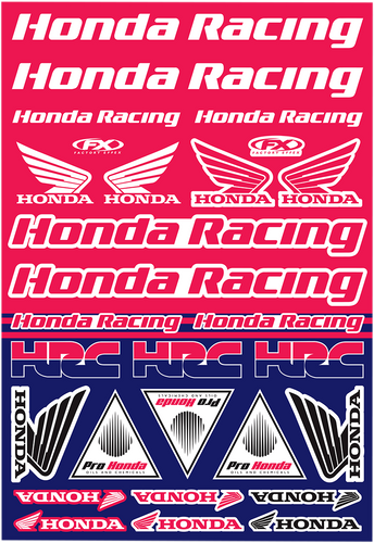 Decal Kit - Honda Racing