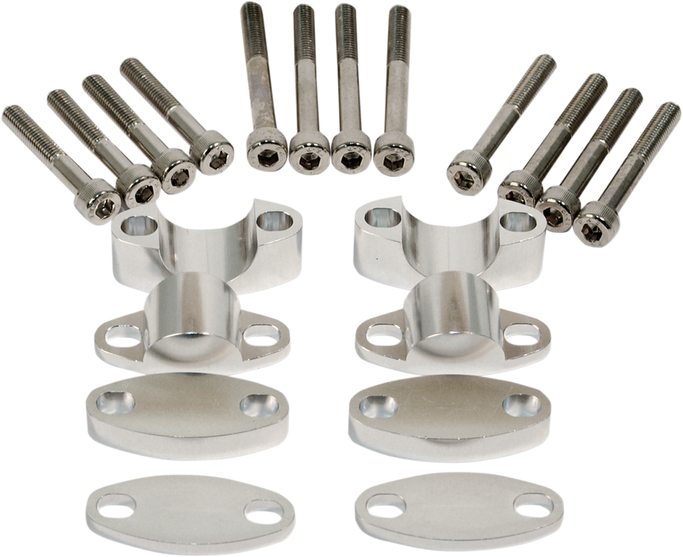 Riser Kit - 1-1/8" - Aluminum - Lutzka's Garage