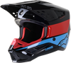 SM5 Helmet - Bond - Black/Red/Cyan - Small - Lutzka's Garage