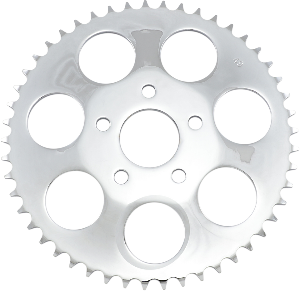 Rear Wheel Sprocket - 49 Tooth - Chrome - Lutzka's Garage
