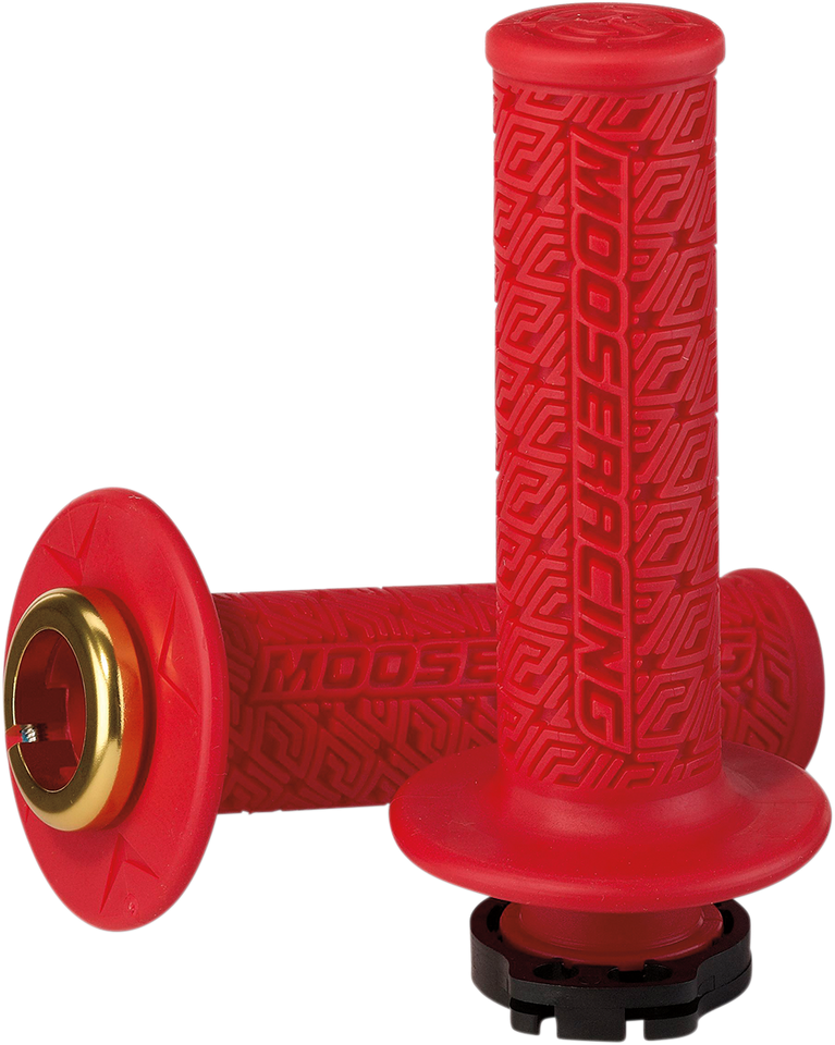 Grips - Lock-On - Red/Gold