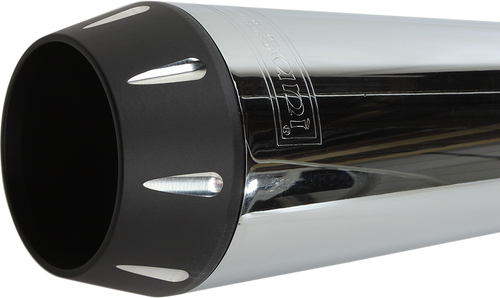 2:1 Exhaust - Chrome - Megaphone - Long - 91-05 FXD - Lutzka's Garage