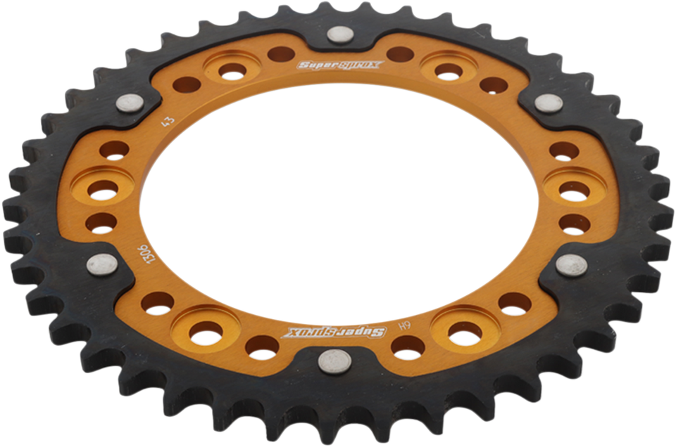 Stealth Rear Sprocket - 43 Tooth - Gold - Honda - Lutzka's Garage