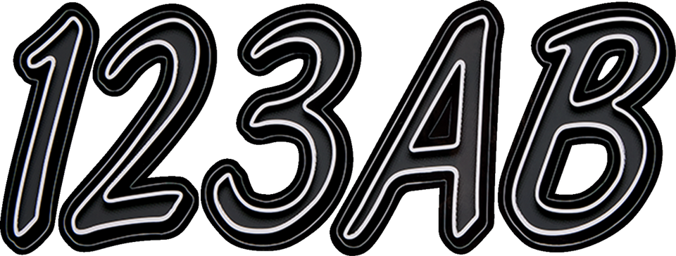 Sticker Kit 400 - Gray/Black - Lutzka's Garage