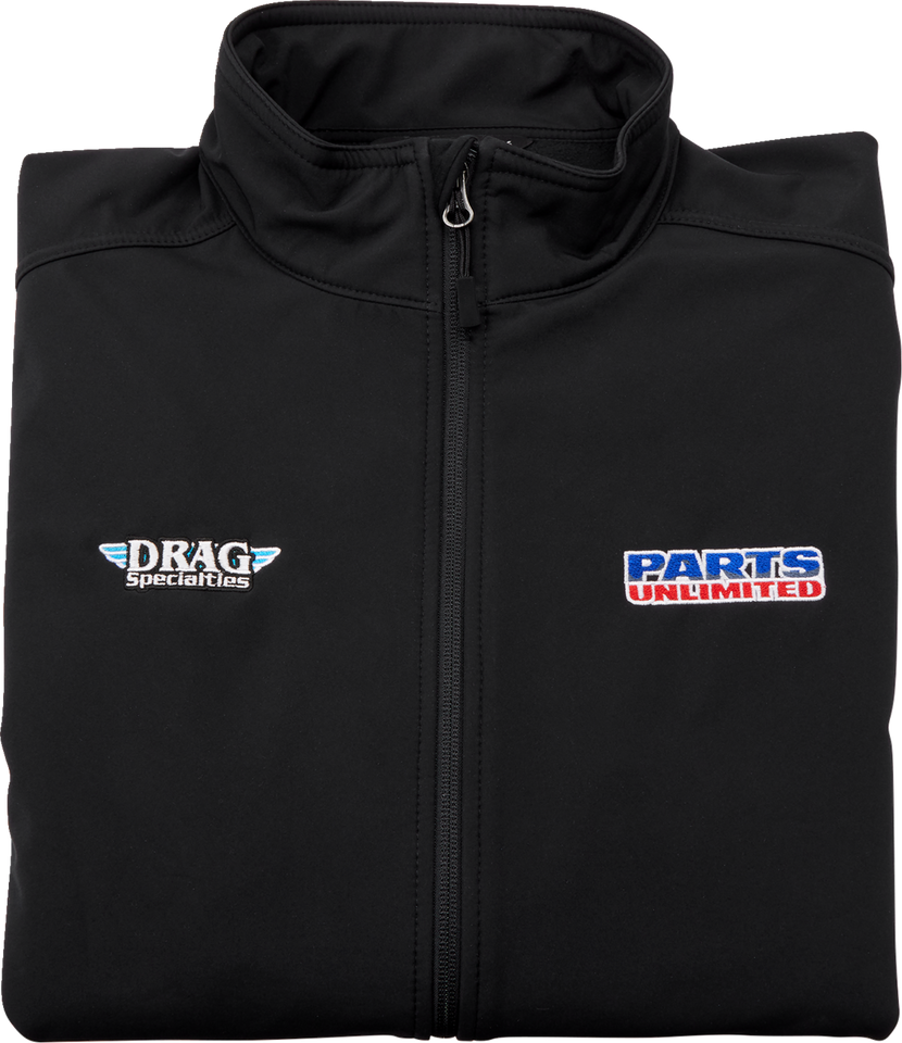 Parts Unlimited/Drag Specialties Softshell Jacket - Black - 3XL - Lutzka's Garage
