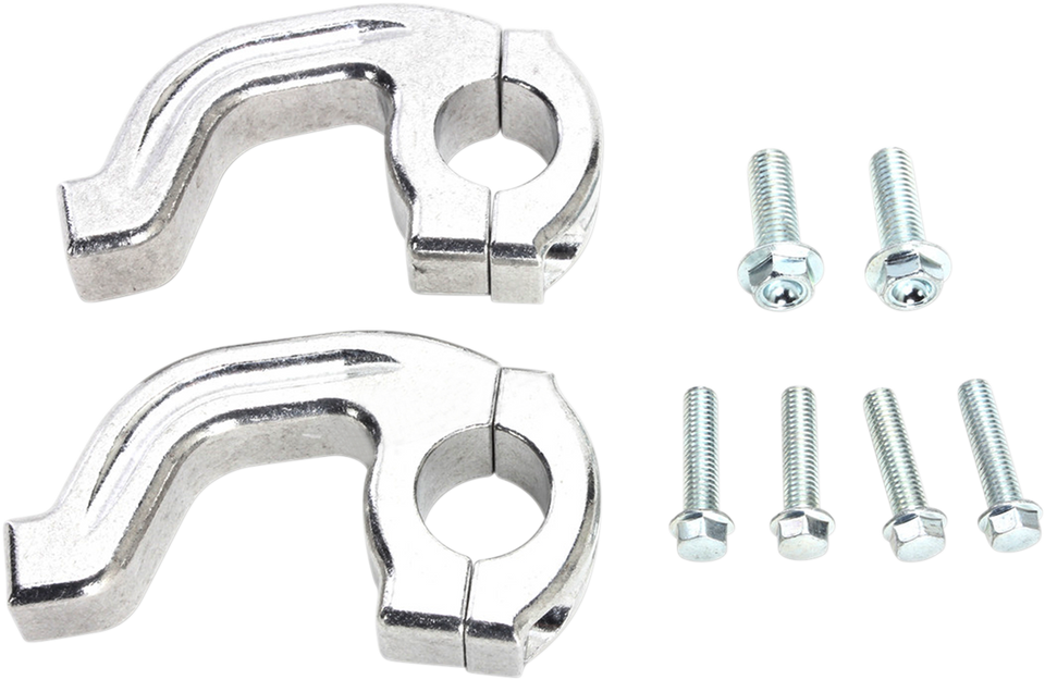 Handguard Clamp - Contour - 7/8" - Silver - Lutzka's Garage