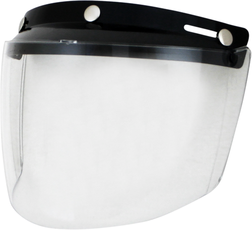 Vintage 3-Snap Shield - Flip - Clear - Lutzka's Garage