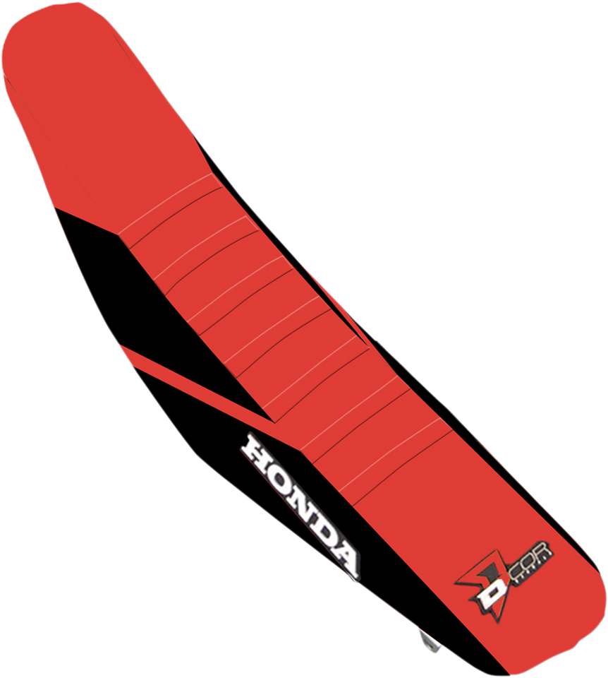 Seat Cover - Black/Red - CRF 17-21 - Lutzka's Garage