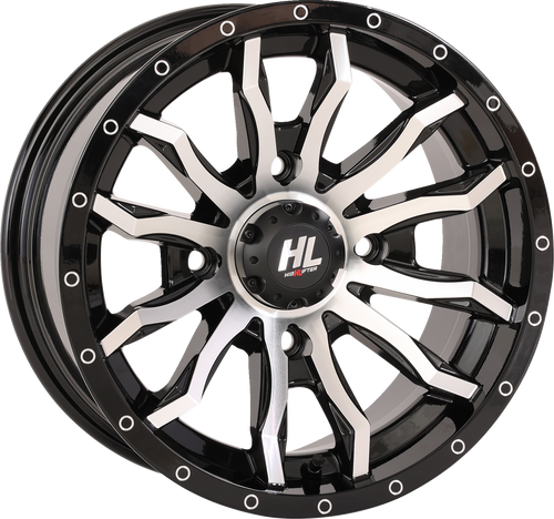 Wheel - HL21 - Front/Rear - Gloss Black w/Machined - 22x7 - 4/137 - 4+3 (+10 mm)