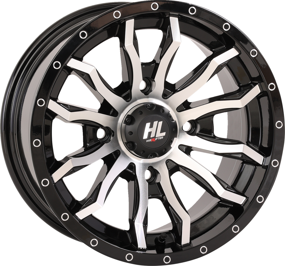 Wheel - HL21 - Front/Rear - Gloss Black w/Machined - 22x7 - 4/137 - 4+3 (+10 mm)