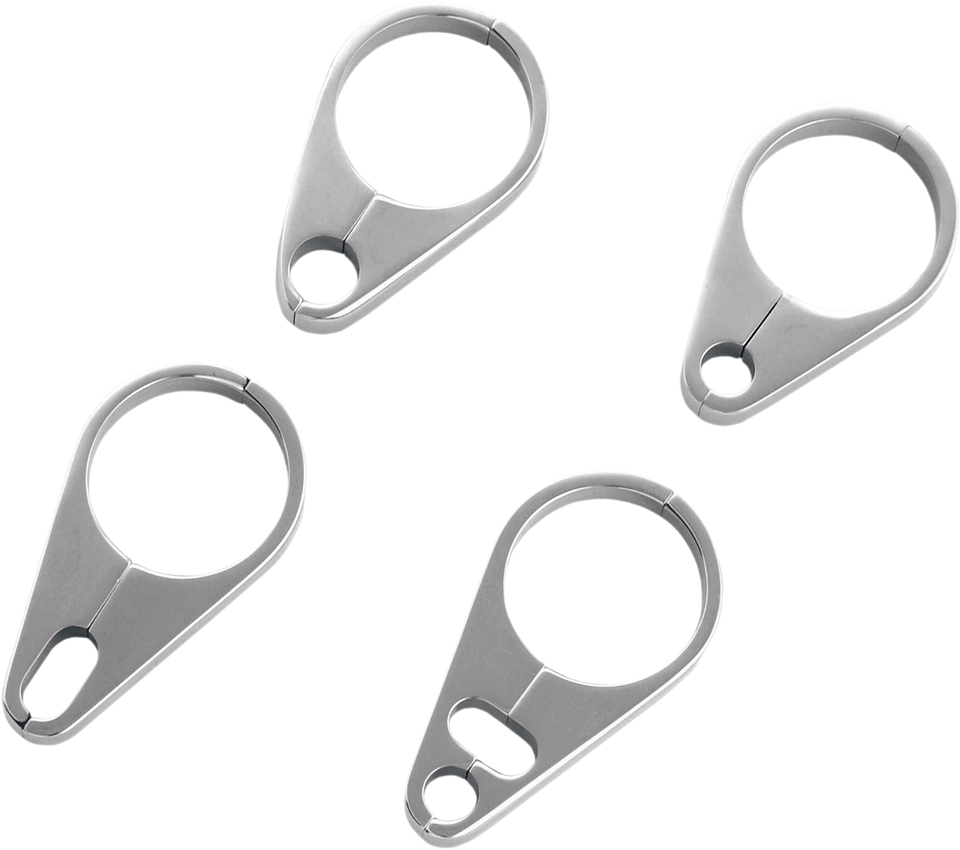 Cable Guide - 1-1/4" - Throttle/Idle - Chrome - Lutzka's Garage