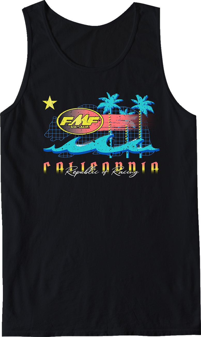 Wavy Tank Shirt - Black - 2XL - Lutzka's Garage