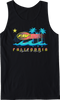 Wavy Tank Shirt - Black - 2XL - Lutzka's Garage