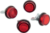License Plate Reflectors - 4ct - Red - Lutzka's Garage