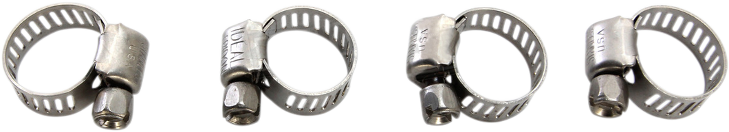 Clamp Hose - Stainless Steel - 8-22 mm - 4-Pack - Lutzka's Garage