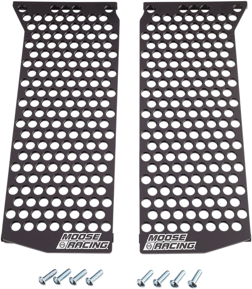 Radiator Guards - Black - Beta/Husaberg/Husqvarna/KTM - Lutzka's Garage