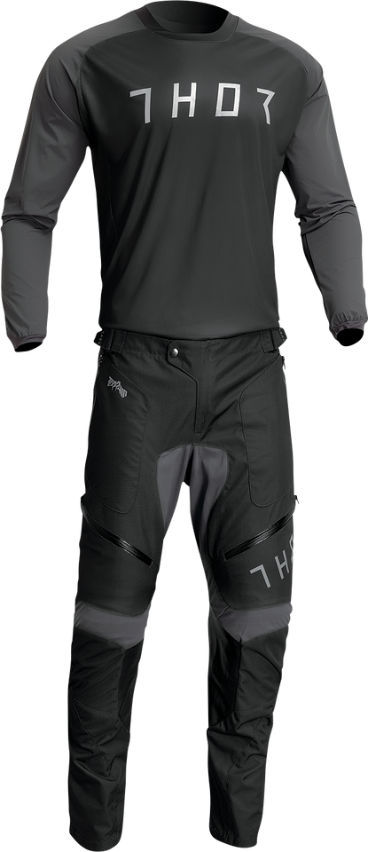 Terrain Jersey - Black/Charcoal - Small - Lutzka's Garage