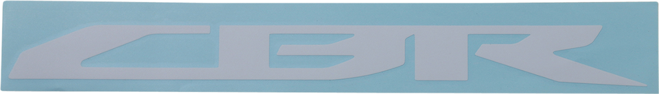 CBR Decal - White - 12" - Lutzka's Garage