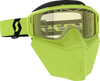 Primal Safari Facemask Snow Goggle - Yellow/Yellow - Dual Lens - Yellow - Lutzka's Garage