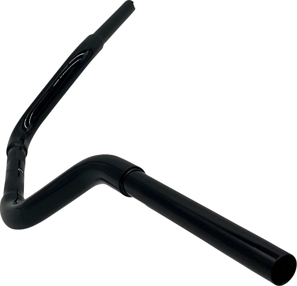 Handlebar - Rounded Top - 8" - Black - Lutzka's Garage