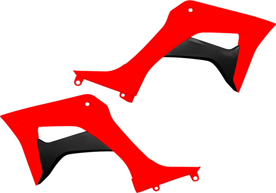 Radiator Shrouds - OEM Red