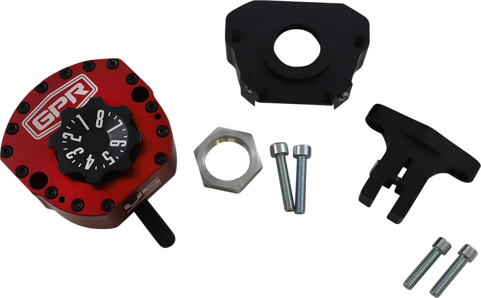 V5-S Steering Damper - Red - CBR 929/954 - Lutzka's Garage