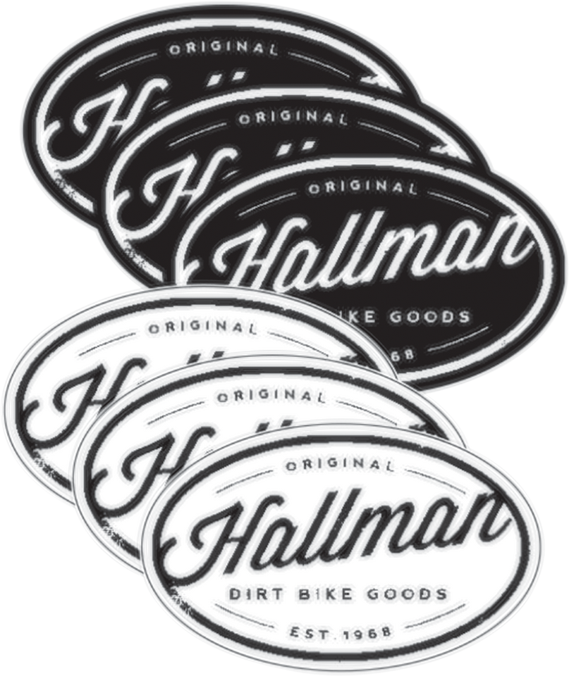 Decal Sheet - Hallman - Goods - 6 Pack